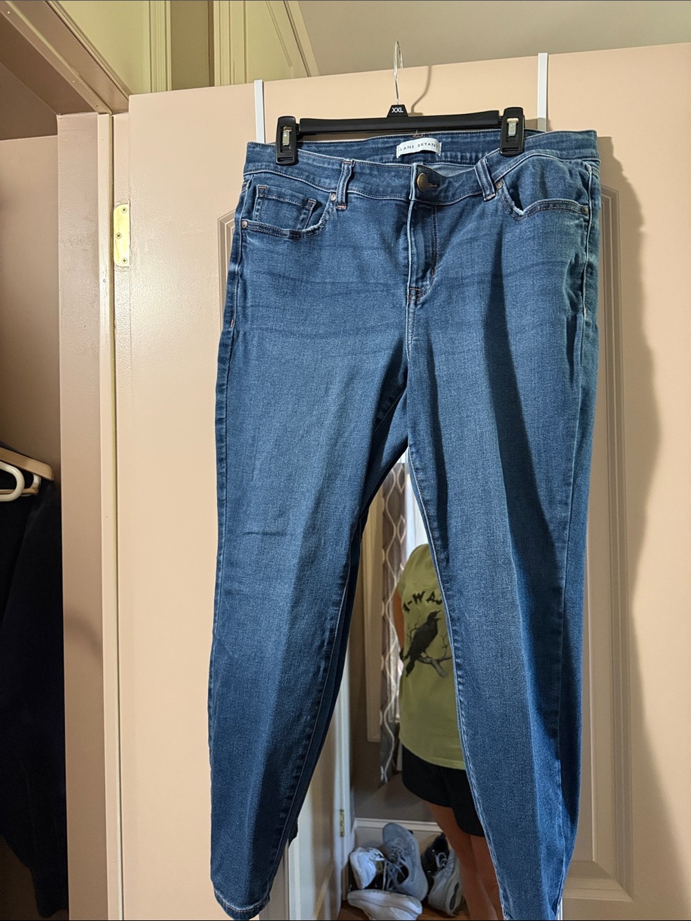 Lane Bryant Medium Blue Skinny Jeans 14S